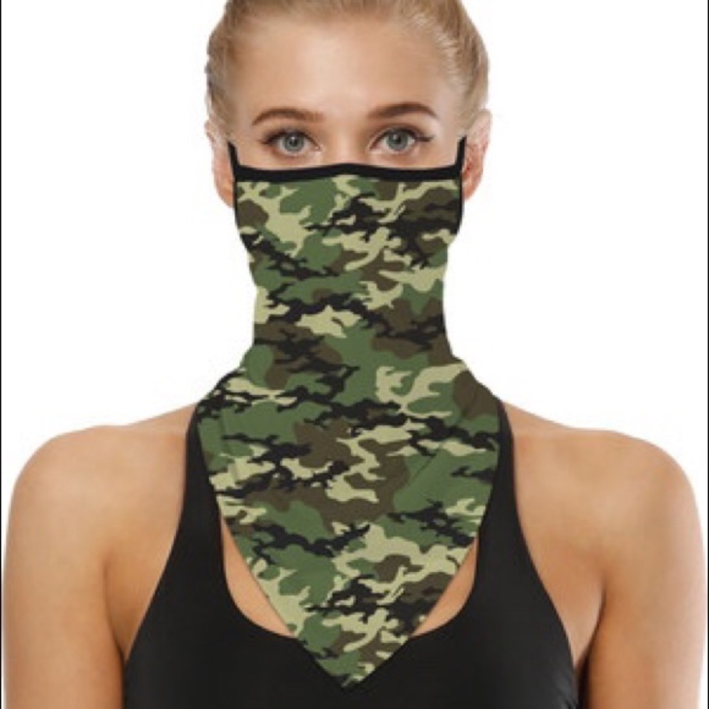 Camo Face Bandana Mask